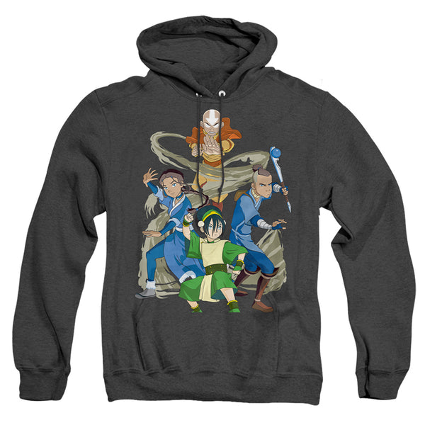 Avatar The Last Airbender - Team Avatar Elements Adult Heather Hoodie