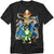 Avatar The Last Airbender - Team Avatar Elements Adult Regular Fit Short Sleeve