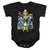 Avatar The Last Airbender - Team Avatar Elements Infant Snapsuit