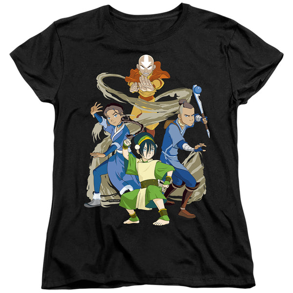 Avatar The Last Airbender - Team Avatar Elements Women's Short Sleeve