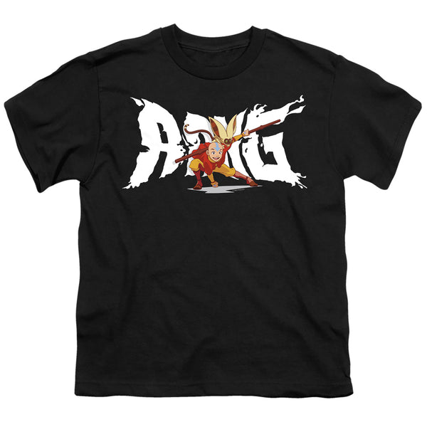 Avatar The Last Airbender - Aang And Momo Youth Short Sleeve