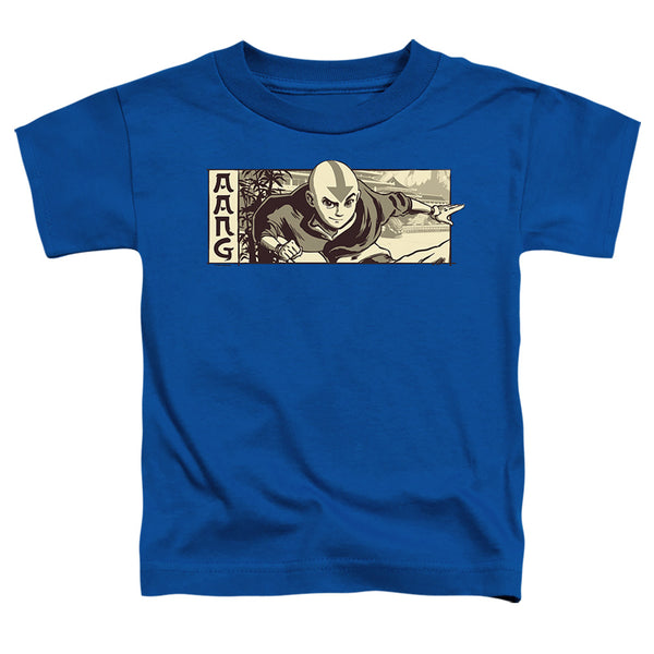 Avatar The Last Airbender - Illustrated Aang Toddler Short Sleeve