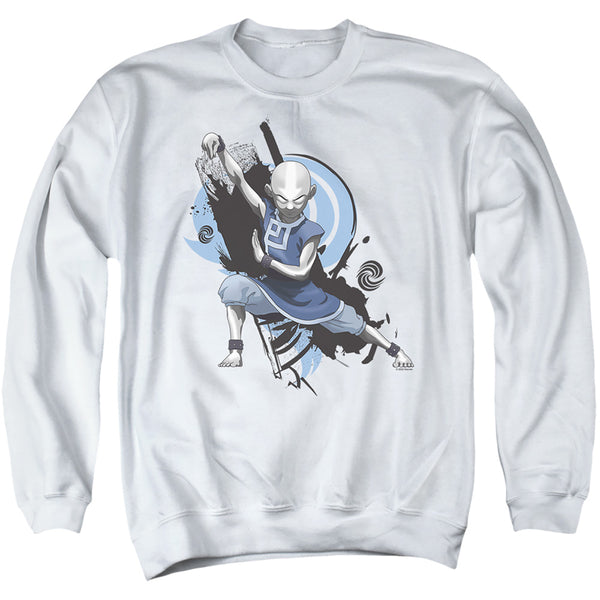 Avatar The Last Airbender - Energybending Aang Adult Crewneck Sweatshirt