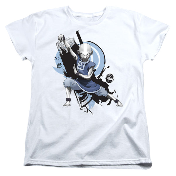 Avatar The Last Airbender - Energybending Aang Women's Short Sleeve