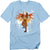 Avatar The Last Airbender - Flower And Fish Aang Adult Regular Fit Short Sleeve