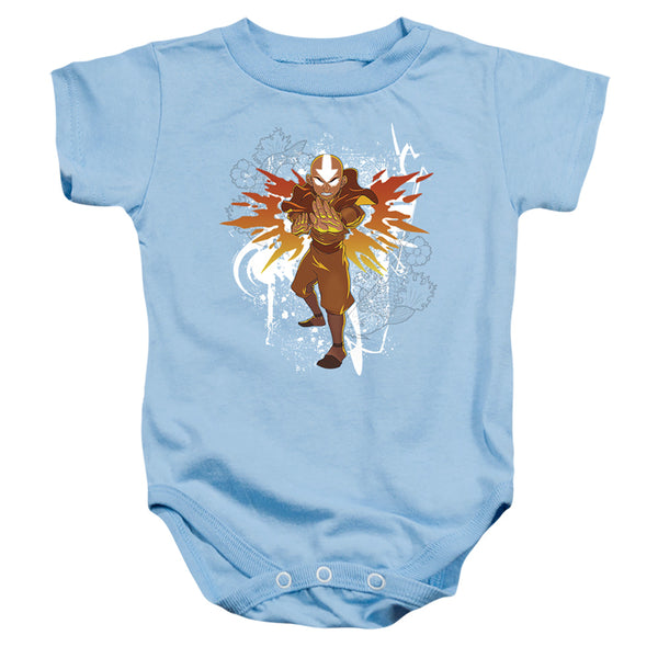 Avatar The Last Airbender - Flower And Fish Aang Infant Snapsuit