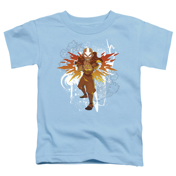 Avatar The Last Airbender - Flower And Fish Aang Toddler Short Sleeve