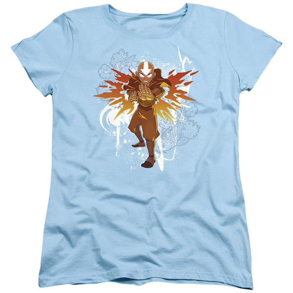 Avatar The Last Airbender - Flower And Fish Aang Women's Short Sleeve