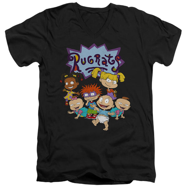 Rugrats - Rugrats Group Adult Slim Fit V Neck Cotton