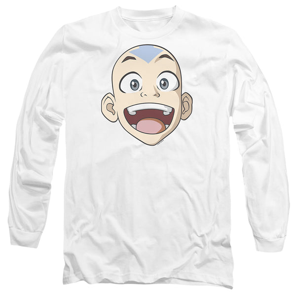 Avatar The Last Airbender - Big Aang Face Adult Long Sleeve