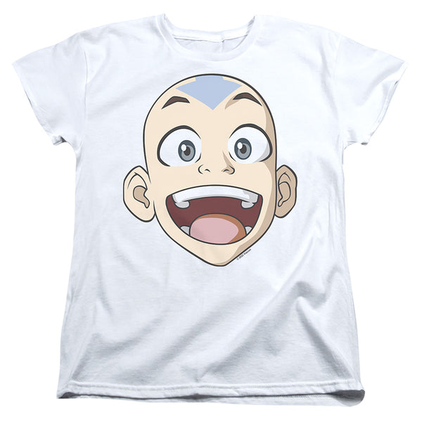 Avatar The Last Airbender - Big Aang Face Women's Short Sleeve