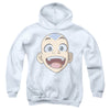 Avatar The Last Airbender - Big Aang Face Youth Hooded Sweatshirt