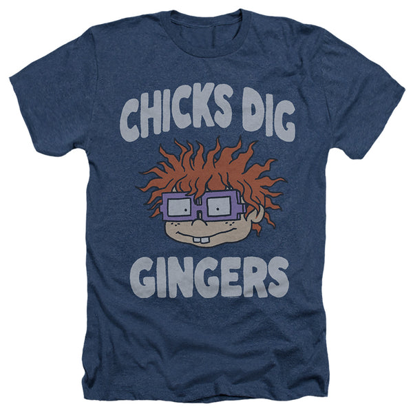 Rugrats - Chicks Dig Gingers Adult Regular Fit Heather Short Sleeve