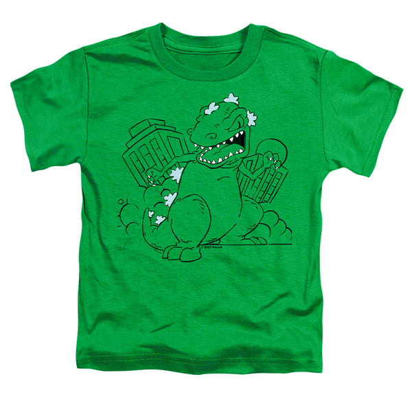 Rugrats - Reptar Destroys City Toddler Short Sleeve