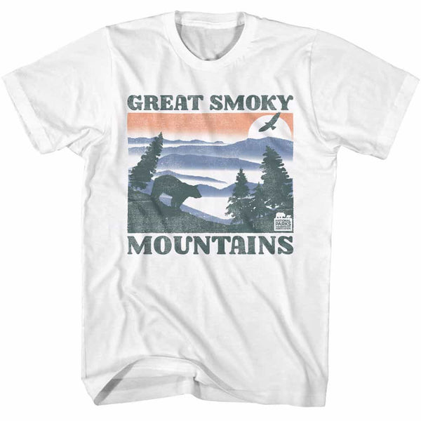 NPCA-GSM BEAR AND MTNS-WHITES/S TSHIRT
