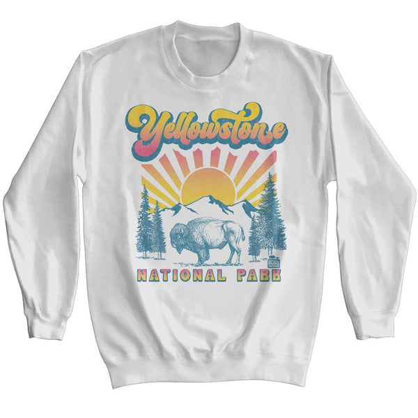 NPCA-Buffalo With Gradient Sun - Crewneck Sweatshirt