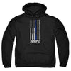 New York City - Thin Blue Line Adult Pullover Hoodie