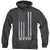 New York City - Thin Blue Line Adult Heather Hoodie
