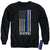 New York City - Thin Blue Line Adult Crewneck Sweatshirt