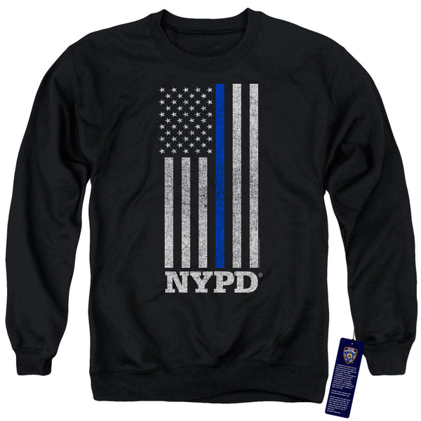 New York City - Thin Blue Line Adult Crewneck Sweatshirt