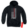 New York City - Thin Red Line Youth Hooded Sweatshirt