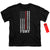 New York City - Thin Red Line Youth Short Sleeve