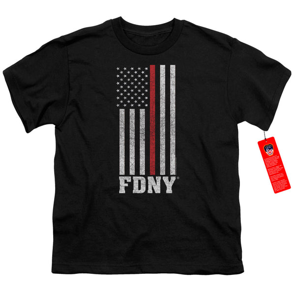 New York City - Thin Red Line Youth Short Sleeve