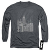 New York City - Manhattan Monochrome Adult Long Sleeve