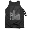 New York City - Manhattan Monochrome Adult Tank Top