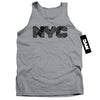 New York City - Nyc Map Fill Adult Tank Top