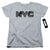 New York City - Nyc Map Fill Women's Short Sleeve