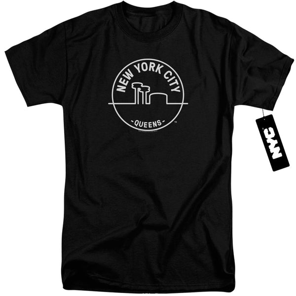 New York City - See Nyc Queens Adult Tall Fit Short Sleeve