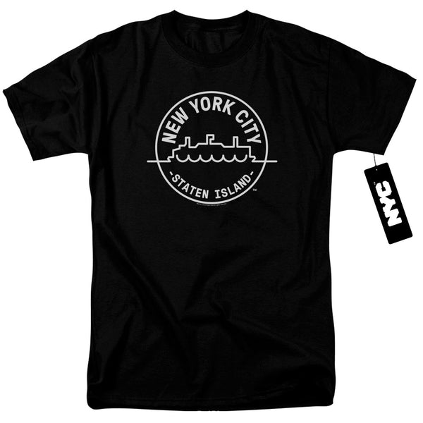 New York City - See Nyc Staten Island Adult Regular Fit Short Sleeve