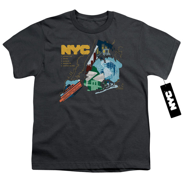 New York City - Five Boroughs Youth Short Sleeve