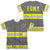 New York City - Firefighter Uniform (Front - Back Print) Adult Regular Fit Short Sleeve 65 - 35 Poly - Cotton