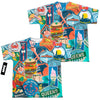 New York City - Eating Nyc (Front - Back Print) Youth Short Sleeve 100% Poly