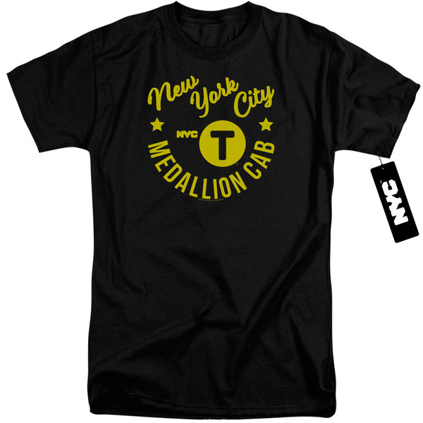New York City - Nyc Hipster Taxi Tee Adult Tall Fit Short Sleeve