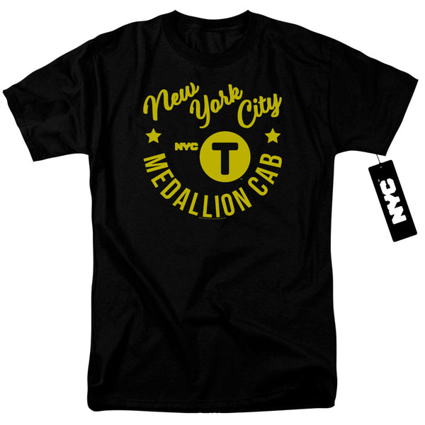 New York City - Nyc Hipster Taxi Tee Adult Regular Fit Short Sleeve