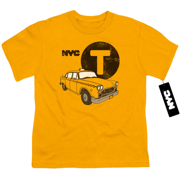 New York City - Yellow Cab Youth Short Sleeve
