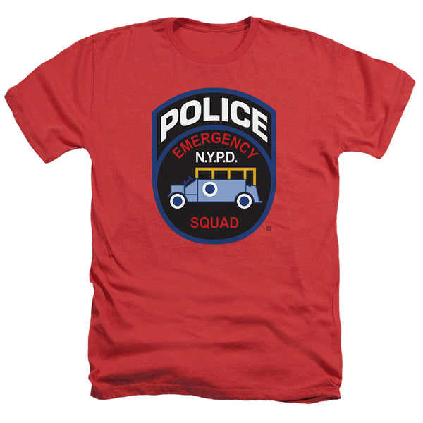 New York City - Emergency Squad Adult Regular Fit Heather Short Sleeve
