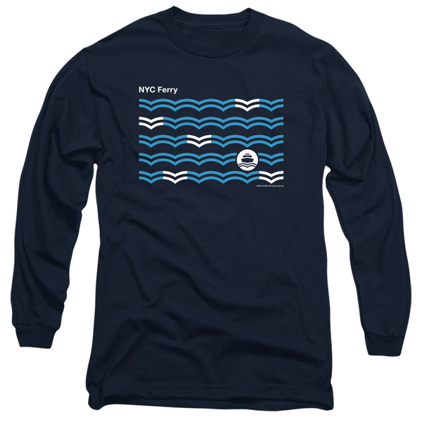 New York City - Waves Adult Long Sleeve
