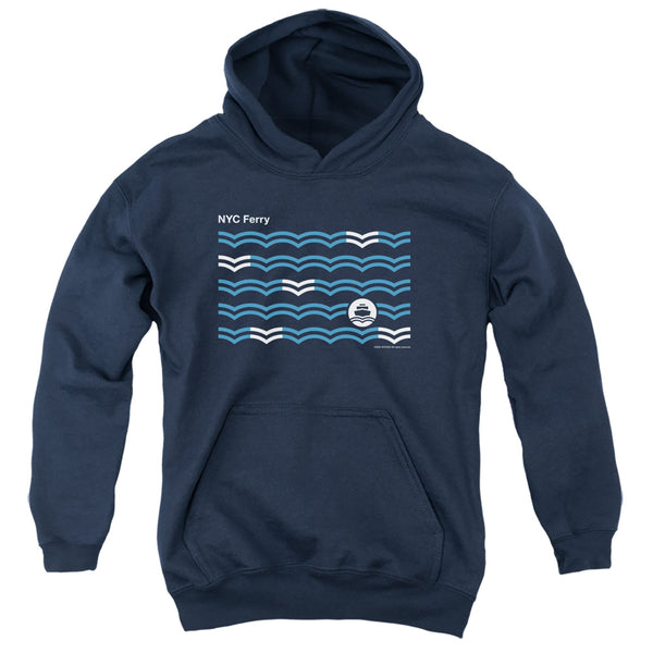 New York City - Waves Youth Hooded Sweatshirt