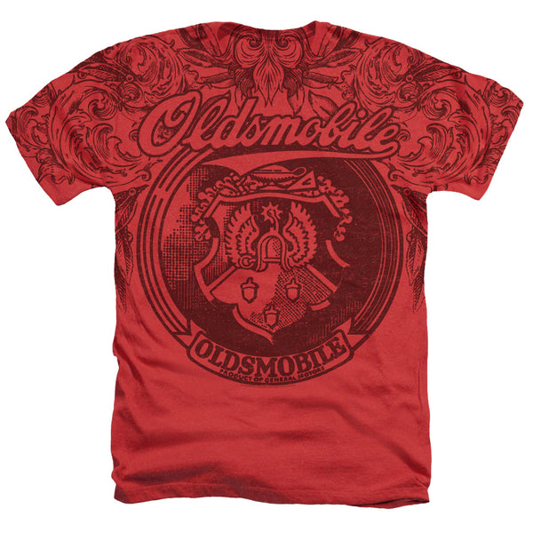 Oldsmobile - Vintage Logo Adult Regular Fit Heather Short Sleeve