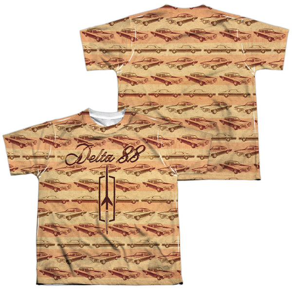Oldsmobile - Delta 88 (Front - Back Print) Youth Short Sleeve 100% Poly