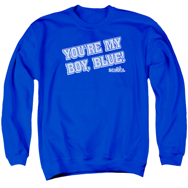 Old School - My Boy Blue Adult Crewneck Sweatshirt