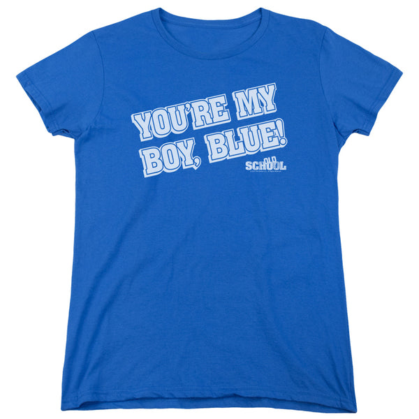 Old School - My Boy Blue Women's Short Sleeve