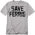 Ferris Bueller - Save Ferris Adult Regular Fit Short Sleeve