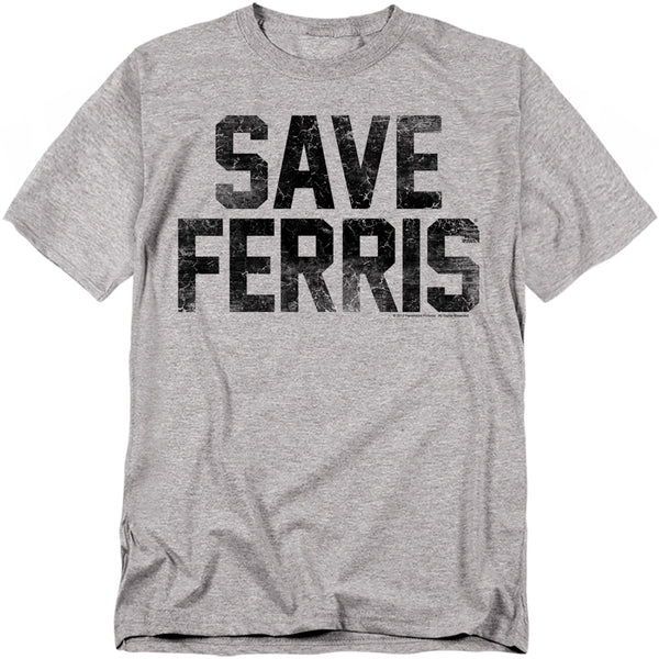 Ferris Bueller - Save Ferris Adult Regular Fit Short Sleeve