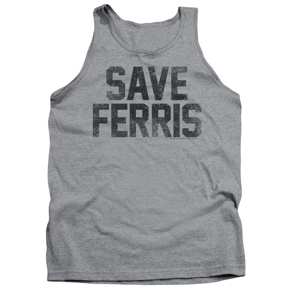 Ferris Bueller - Save Ferris Adult Tank Top