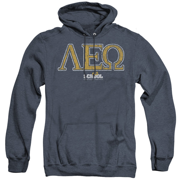 Old School - Leo Adult Heather Hoodie